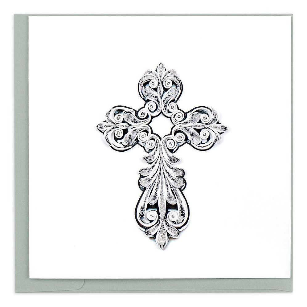 Quilling Cross Greeting Card