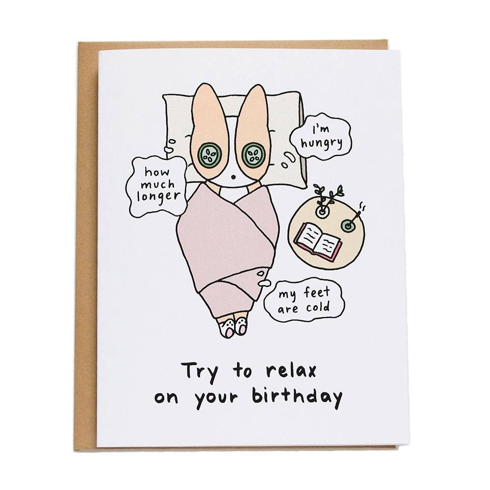 Relax On Your Birthday Card