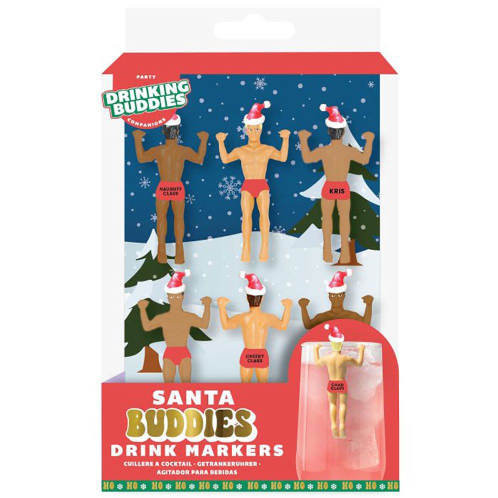 Santa Drinking Buddies