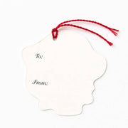 Elegant Holiday Bird Hang Tags S/10