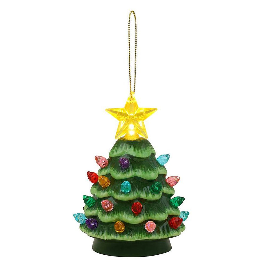 NOSTALGIC TREE LIGHT UP ORNAMENT