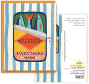 Partners In Brine Friendship Card