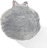 Curled Cat Heatable Pillow