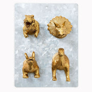 Dinosaur Bust Magnets Set of 4