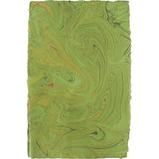 Kelly Green Marble Handmade Paper