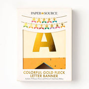 Colorful Fleck Letter Banner