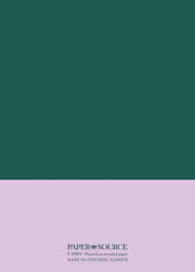 Colorblocked Green and Lavender Thank You Stationery Set