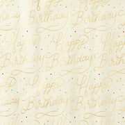 Happy Birthday Dual Roll Stone Paper Roll Wrap