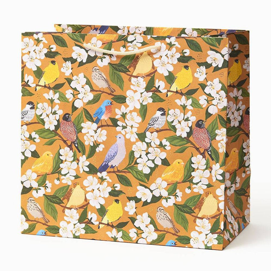 Songbirds and Blossoms Large Gift Bag