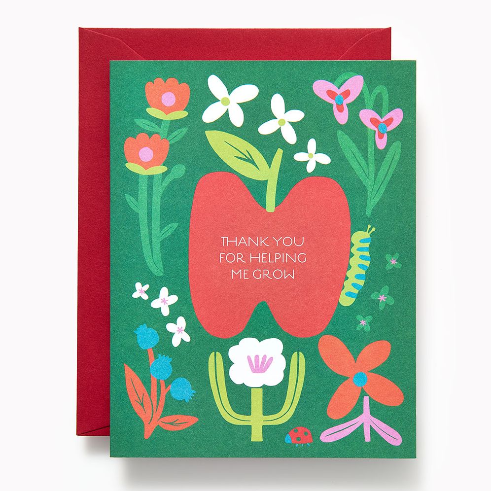 Garden Teacher Card