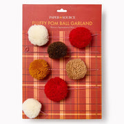 Fluffy Pom Ball Garland