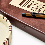 Choc Stripe Paper Wasp Stacked Organization Trays