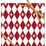 Holiday Harlequin Textured Wrapping Paper