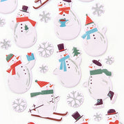 Jolly Snowmen Puffy Sticker Sheet