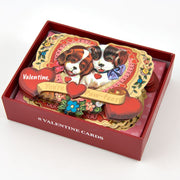 Puppy Dog Valentine's Set of 8