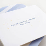 The Adventure Continues Birthday Card