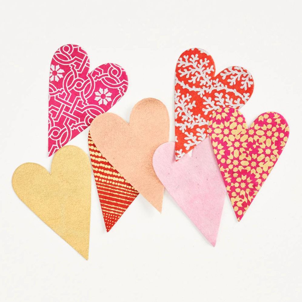 Die-Cut Fine Paper Hearts