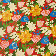 Retro Flower Market Stone Wrapping Paper