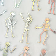 Dancing Skeleton Holographic Stickers