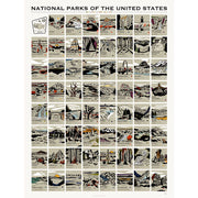National Parks Scratch-Off Chart