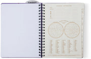 2027 Purple Paint Splatter Weekly Desk Planner