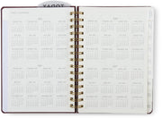 2027 Standard Issue Maroon Weekly Desk Planner