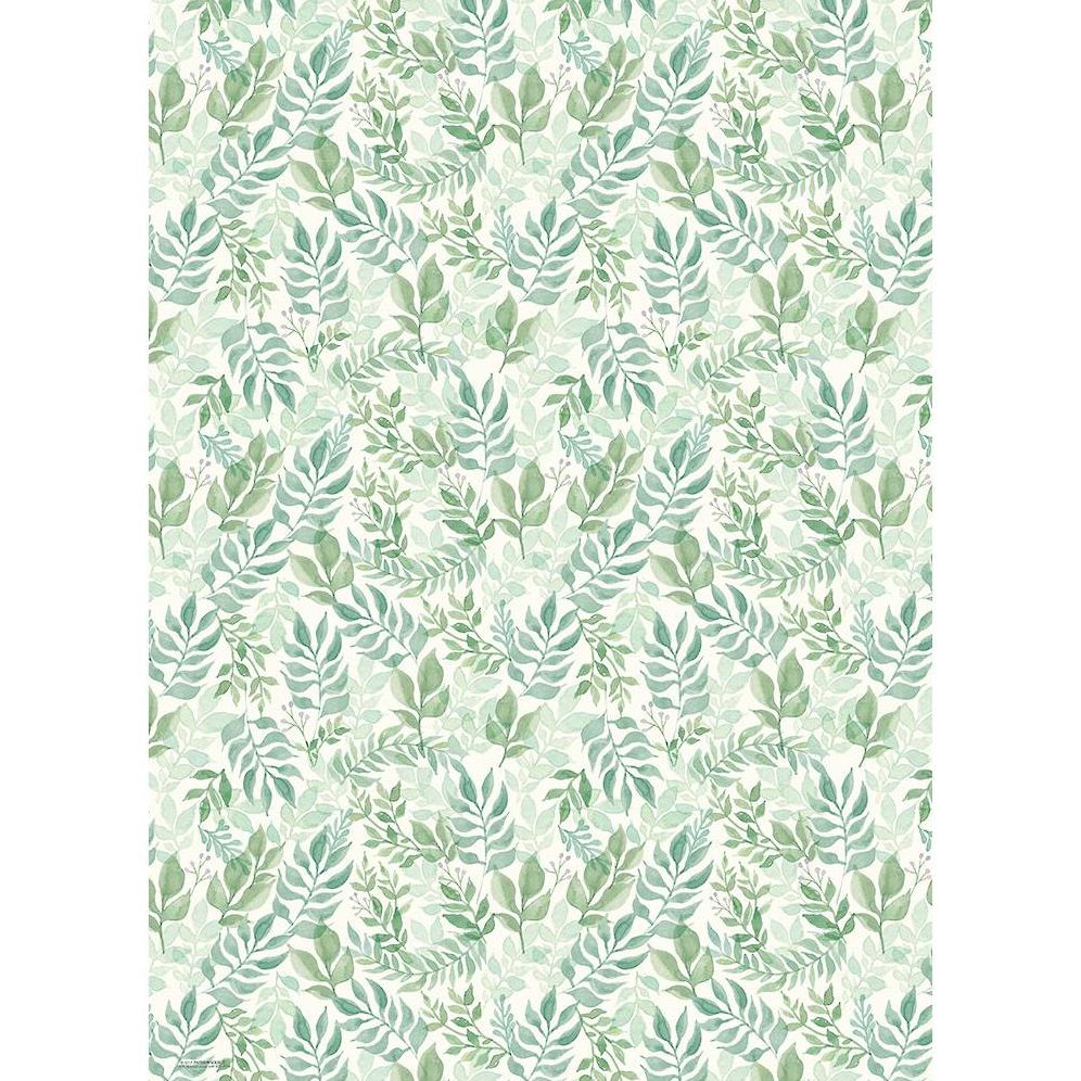 Watercolor Garden Wrapping Paper