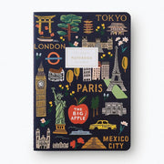 Bon Voyage Stitched Notebooks