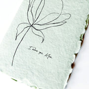 Mother's Day Greeting Card I Adore You, Mom