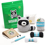 Scooter the Raccoon, The Woobles Beginner Crochet Kit