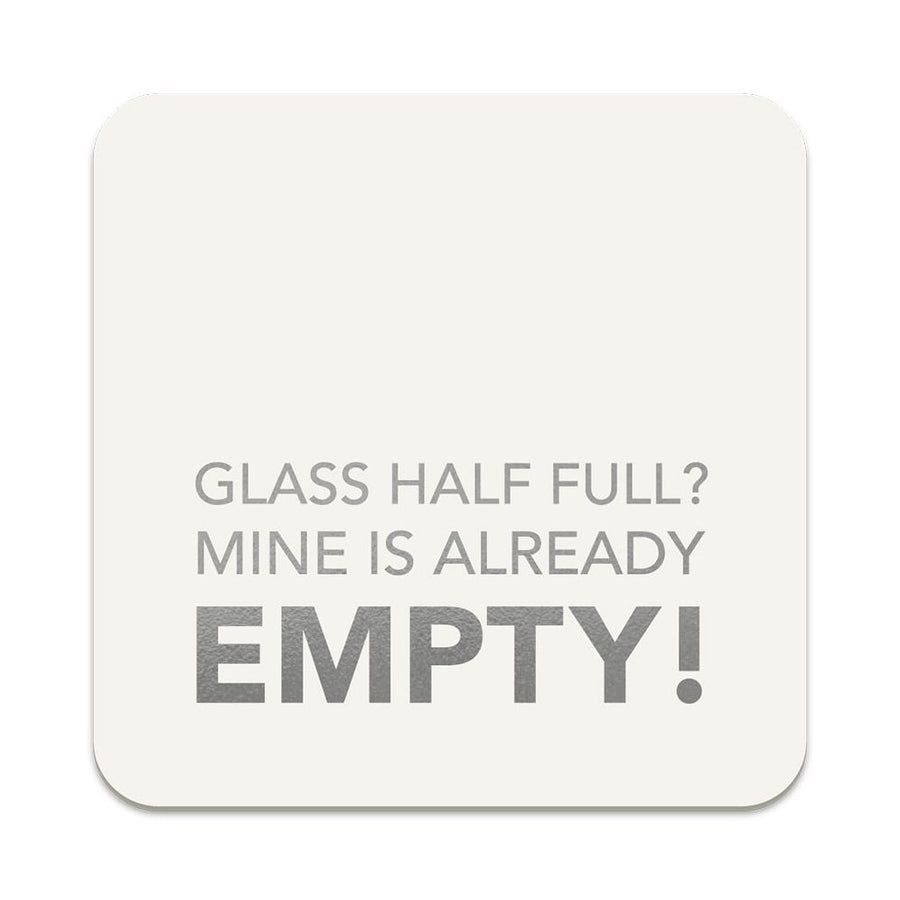 Glass Half Full Coasters