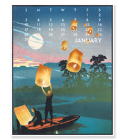 2027 Linnea Design Desktop Calendar