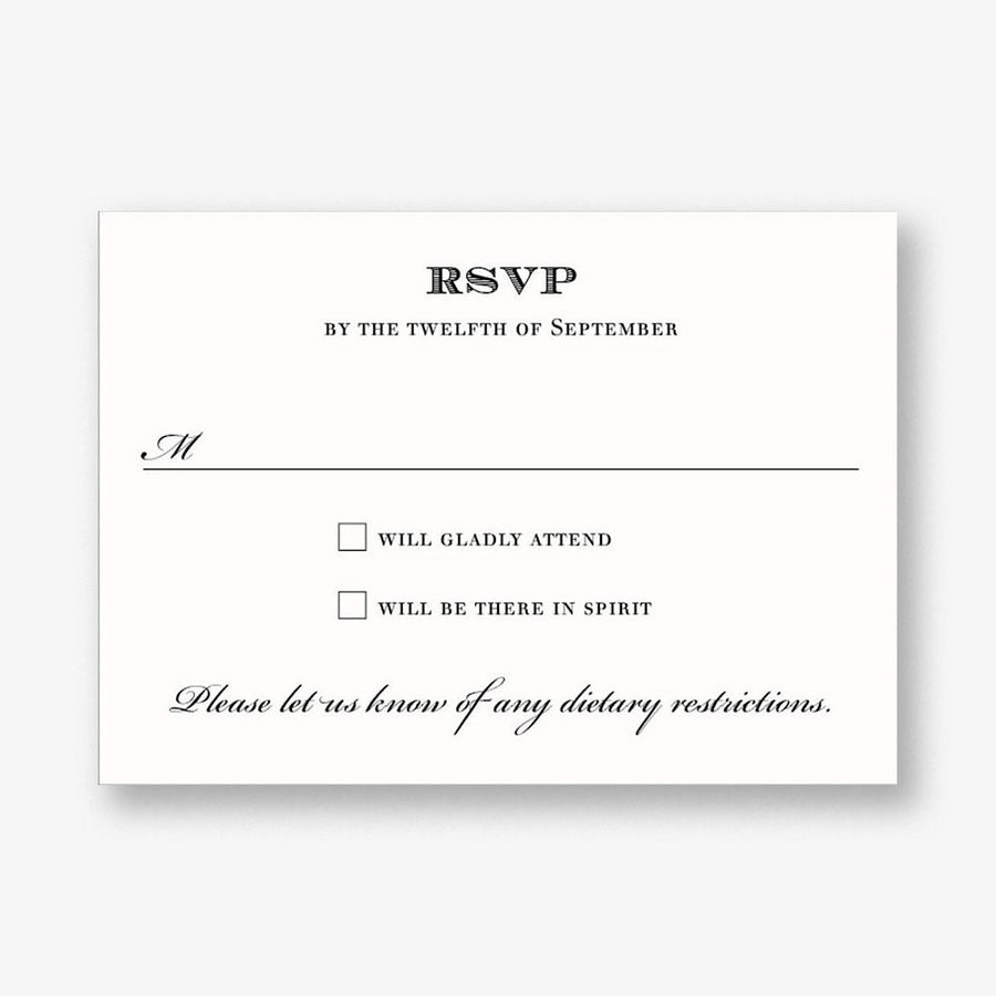 Foil Leaves Response Card