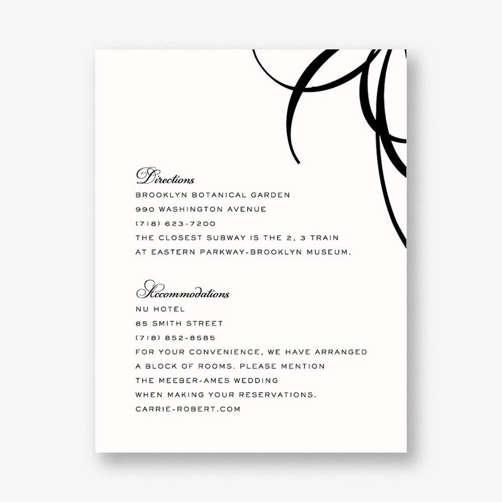 Belle Boulevard Information Card