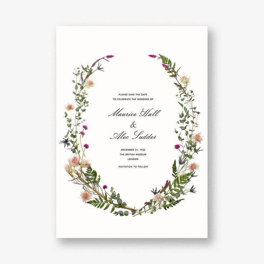 Fleurs Sauvages Save The Date
