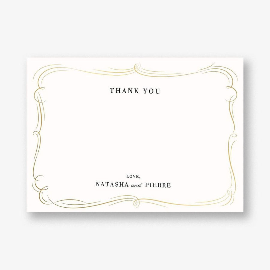 Plume Tall Foil Stationery