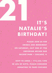 Colorful Party Invitation