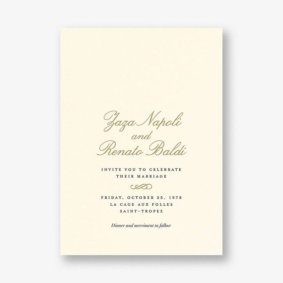 Natural Love Wedding Invitation