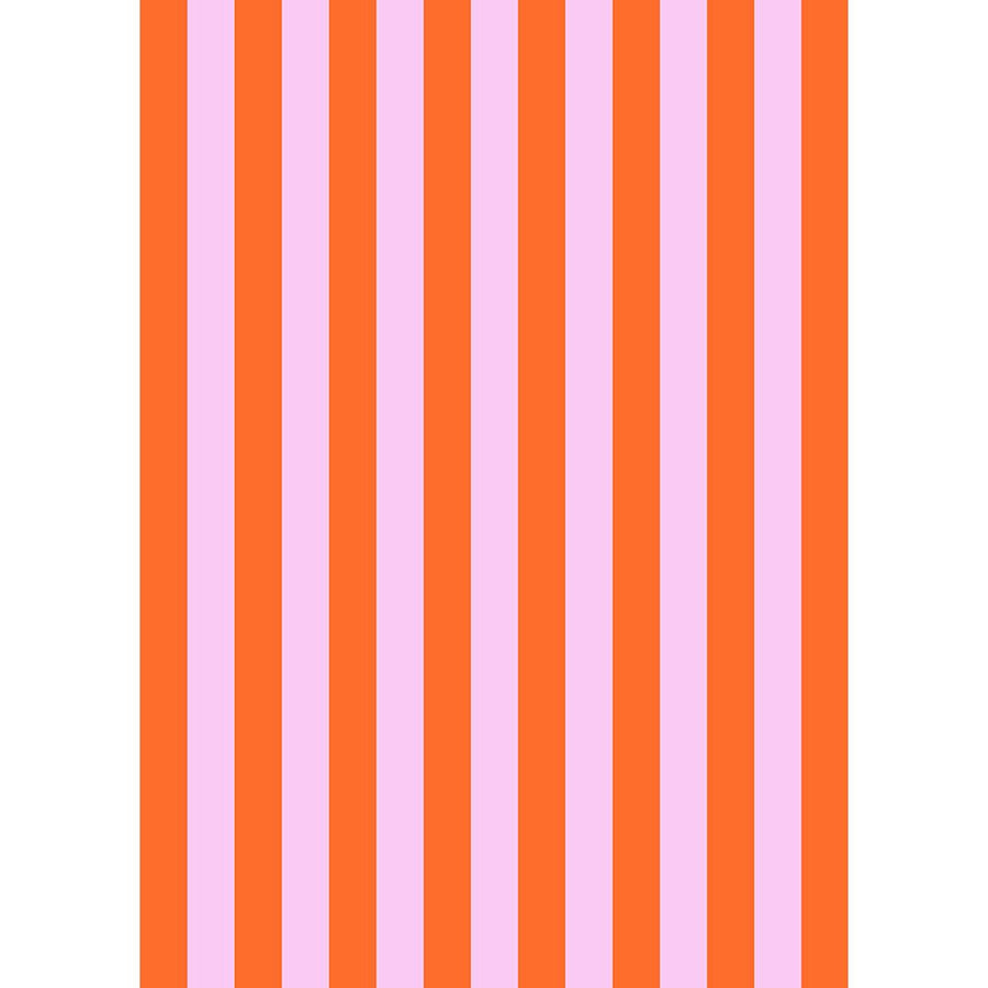 Pink Red Stripes Flat Wrap