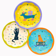 Birthday Animal Plates