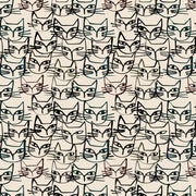 Felines Flat Sheet