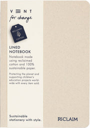 Reclaim Pearl Cotton Recycled A5 Notebook