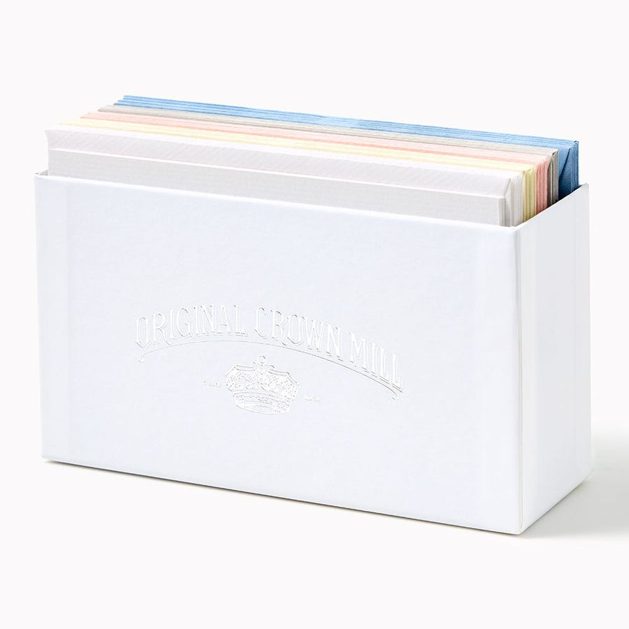 Original Crown Mill Classic Laid Mixed Note Card Assorted Set 30/30