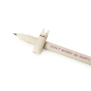 Legami Bunny Erasable Gel Pen - Purple Ink