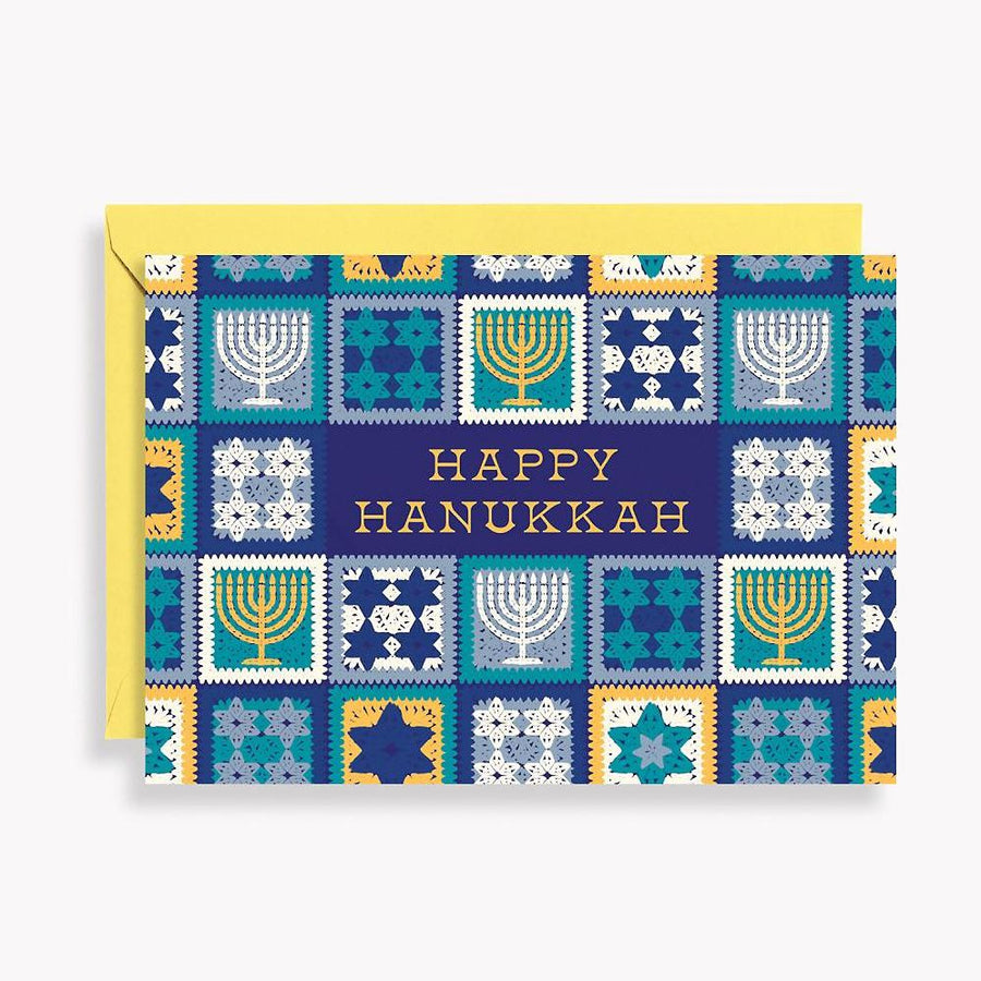 Hanukkah Crochet Squares Stationery Set