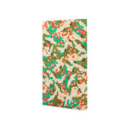 Essential Medium Lined Notebook Red Blossom / Cranes / Green