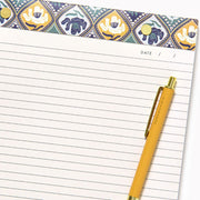 Diamond Floral Legal Pad