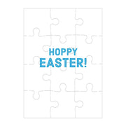 Hoppy Easter! Greeting Card Puzzle
