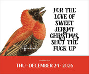 2026 Effin' Birds Day-to-Day Calendar