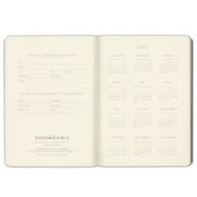 2027 Paper Source Sage Weekly Desk Planner